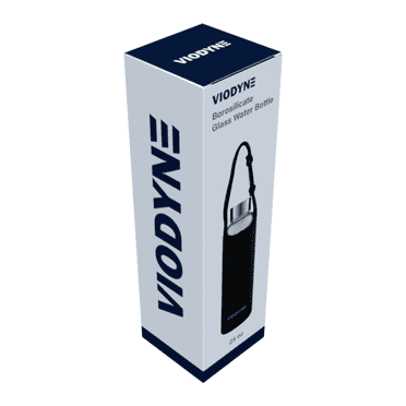 25 oz Hygienic Borosilicate Glass Water Bottle