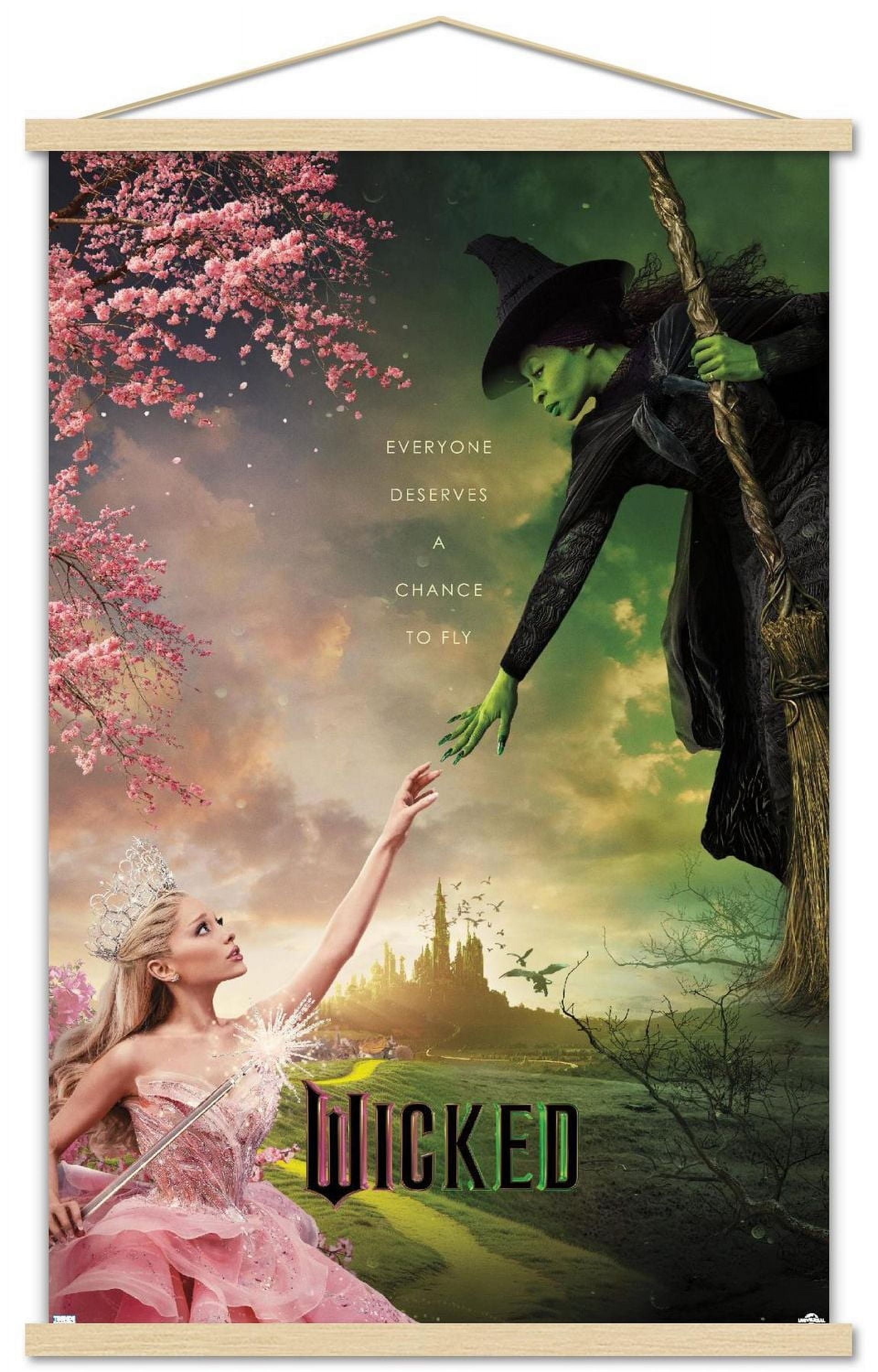 Wicked - One Sheet Wall Poster with Magnetic Frame, 22.375" x 34"