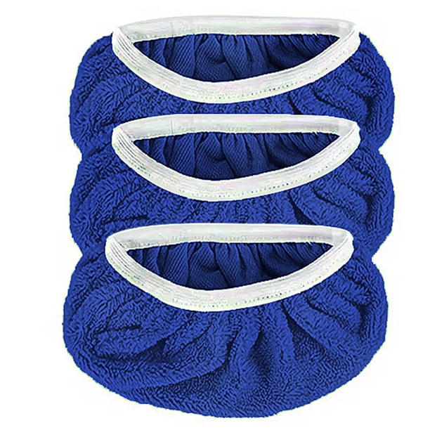 Paquete de 3 almohadillas de microfibra reutilizables compatibles con la fregona Swiffer Sweeper, funda para fregona plana húmeda y seca, almohadillas Swiffer lavables para limpieza de superficies y