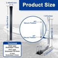 thumbnail image 4 of Boat Trailer Guide, Trailer Guide Ons Galvanized Steel for Boat, Fishing Boat, Sailboat Trailer L-Shaped, 4 of 9