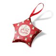 thumbnail image 1 of Bearachild 20 piezas Cajas de regalo de Navidad Caja de dulces de Papá Noel Forma de estrella Cajas de Feliz Navidad Bolsas para el hogar Año nuevo Kits de decoración para fiestas No.03 Bearachild HA008455-03, 1 of 6