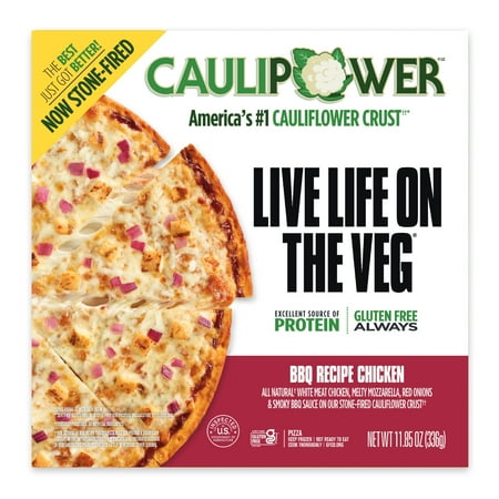 Caulipower Cauliflower Thin Crust BBQ Chicken Pizza, Frozen, 11.85 oz