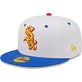 thumbnail image 3 of Men's New Era White/Royal Chicago White Sox 2005 World Series Cherry Lolli 59FIFTY Fitted Hat, 3 of 6