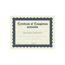 Great Papers Completion Certificates 8.5" x 11" Stone Blue 15/Pack (2020149)