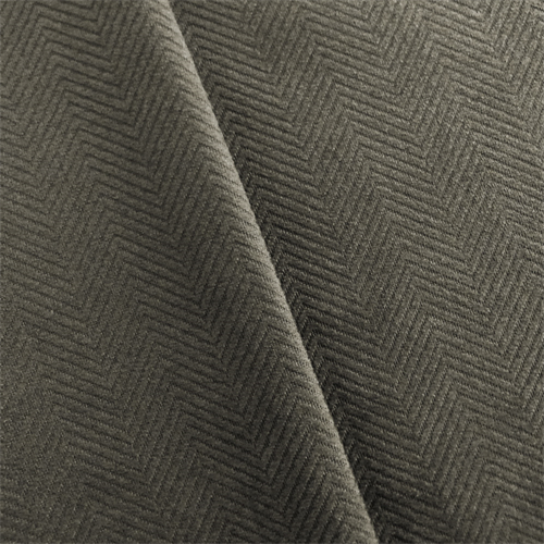 Ash Gray Herringbone Suede Home Decorating Fabric, Fabric