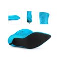 thumbnail image 2 of BLISSFUL STEP Women's Boots Glitter Over The Knee Stiletto Heel Pointy Toe Party Boots Lake Blue 9, 2 of 6