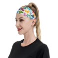 thumbnail image 4 of Wukai Colorful Butterflies Sports sweatband,Men & Women Sweatband Headband for Running, Cross Training, Racquetball, Working Out, 4 of 7