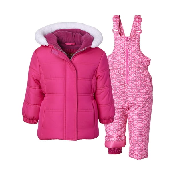 Pink Platinum Pink Platinum Baby Toddler Girl Faux Fur Winter Jacket