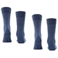 thumbnail image 3 of Falke Men's Socks, 2-Pack - Happy, Short Socks, Cotton Navy 47-50, 3 of 5