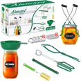thumbnail image 1 of czcpp-SELPONT rter Kit, 11pcs Canning Kit Home Canning Tools Set for Canning Pot Manson Jars - Jar Lifter, Lid Lifter, Jar Wrench, Funnel, Can Tong, Jar Brush, 4 Set Canning Lids and Rings, 1 of 4