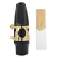 thumbnail image 4 of Juego de accesorios para saxofón alto 4 en 1, cañas para clarinete, silenciador silencioso, boquilla, tapa, correa para el cuello, 4 of 8