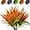 Orange, variant on 8 Bundles Artificial Plants Outdoor UV Resistant Fake Plants Grass Bush,17Inch Tall Faux Grass Shrubs for Indoor Outside Home Porch Pathway Garden Décor (Fall Orange)