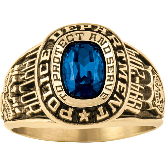 Keepsake Personalized Women's Police Department Ring available in ...