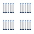 thumbnail image 1 of 20PC Shower Head Filters Replacement,Ion Drops PP Cotton Cartridge for Handheld&Fixed Showerheads,Universal Fit HydroJet, Propeller&Turbofan Models,High-Efficiency Water Filtration,Protect Skin&Hair, 1 of 4