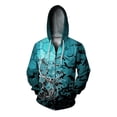 thumbnail image 5 of Ropa de otoño para hombre, ropa Y2k, sudadera con capucha y cremallera, sudadera holgada con capucha, sudadera con capucha y cremallera con estampado de gatito y zorro, sudadera nueva de moda, 5 of 5