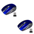 thumbnail image 2 of jesticaly Computer 2.4Ghz Wireless Optical Mouse Quick Speed Low Latency 6 Buttons Plastic Gaming Mice Desktop PC Portable Blue 2Set, 2 of 6