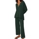 thumbnail image 2 of Puntoco Conjunto de 2 piezas para mujer, ropa de descanso de gran tamaño, conjunto holgado y holgado, conjunto de chándal de otoño 2023, conjuntos de salón a juego Puntoco Puntoco-5159, 2 of 5
