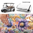 thumbnail image 6 of XYZCANDO Watercolor Floral Golf Cart Seat Covers | 4 Pockets Non-Slip Terry Cloth, Universal Fit 2-Seat Golf Carts, 6 of 8