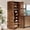 dark brown, variant on Tribesigns 70.86" Tall Kitchen Pantry, Farmhouse Storage Cabinet with 4 Doors and 9 Storage Shelves for Kitchen, Dining Room, Living Room, Brown