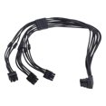 thumbnail image 1 of for RTX4080 and RTX4090 Series 3x 4x 8Pin Male to PCIE 16-Pin Elbow Head Cable Streamlined Cable 12VHPWR PCIE5.0, 1 of 5