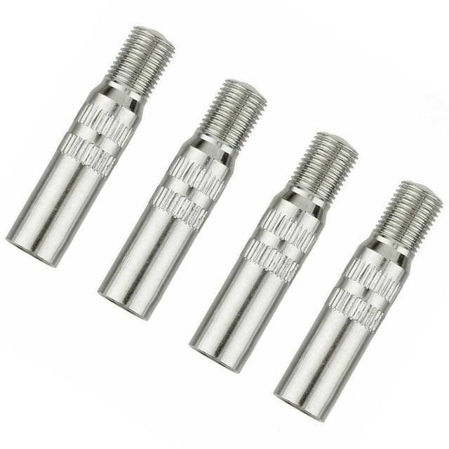 Riwesomey Paquete de 4 extensores de válvula de rueda de neumático de coche, vástago de Metal, camión, automóvil, extensión de llanta de Vehículos, repuestos y accesorios Mis