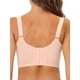thumbnail image 3 of SOSTEN CHIC para Mujeres, Sujetador de Cobertura Completa, Tirantes Anchos, Con Corte Largolinea, Bralette Sin Aros, Talla C 42, Color Rosa, 3 of 5