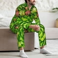 thumbnail image 7 of Honeii Cactus And Succulents Pattern Mens Pajamas Set,2pcs Men's Lounge Long Sleeve Sleep Shirt and Pajama Bottoms Sleepwear Set,Mens Pjs Sets-XX-Large, 7 of 7