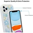 thumbnail image 3 of Case for iPhone 11 Pro Max, Light Yellow Flower Floral Design for Women Girl Full Body Slim Soft Protective Case TPU Cover for iPhone 11 Pro Max (6.5 inch), 3 of 14