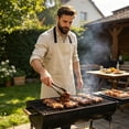 thumbnail image 4 of Kadlawus Waterproof Apron with Pockets for Kitchen, Oil Resistant PVC Protective, Easy Clean Cooking Apron, Unisex Apron for Cooking and Dining Areas, 4 of 6