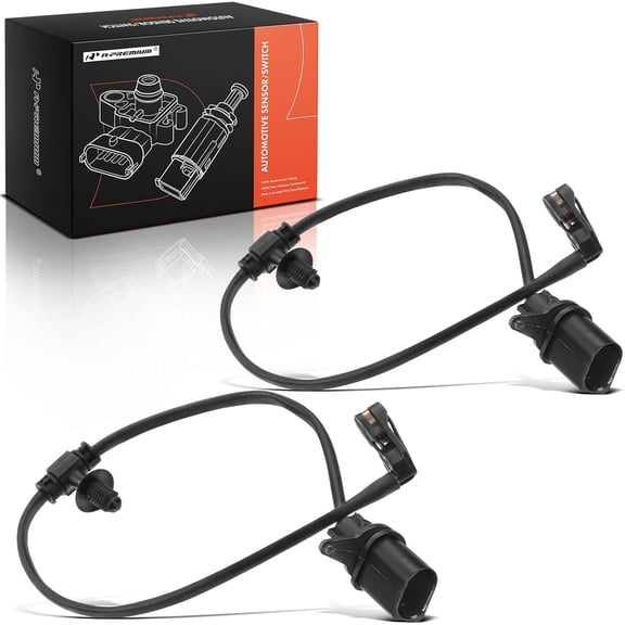 A-Premium Rear Brake Pad Wear Sensors Compatible with Audi A4/A4 Allroad/A4 Quattro, A5 Quattro/A5 Sportback, A8 Quattro, Q7, Q8, RS Q8, RS5, RS6 Avant, RS7 Sportback, S4, S5, S8, SQ7, SQ8, 2-PC Set