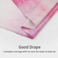 thumbnail image 5 of Extra Long Shower Curtain 72 x 84, Pink 84 inch Shower Curtain Set with Hooks, Hot Pink XL Shower Curtain for Bathroom Decor, Waterproof Peach Grunge Style Fabric Shower Curtain, 5 of 6