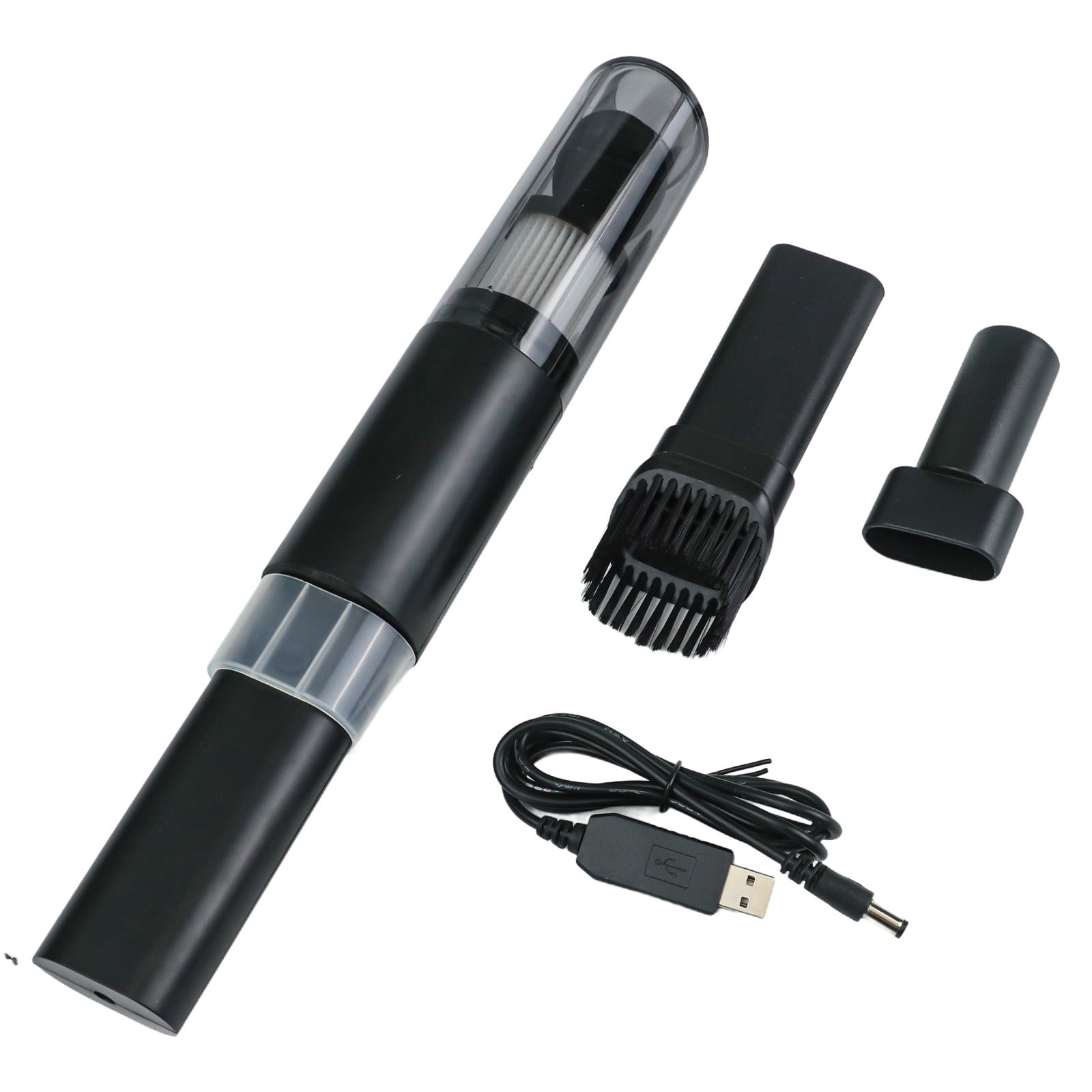 Cordless Car Vacuum Handheld Car Cleaner Automobile Maintenance 36.8*6.5*3.5Cm One-Handed Operation 100W Power