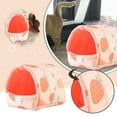 thumbnail image 2 of TIELUTT Pig Cartoon Pattern Pet Hideout Warm Small Clean Windows from outside Tall Buildings Nesting Boxes Chicken 6 Hole Wren Cedar Standing Pet for outside with Pole Stoneware Pet, 2 of 5