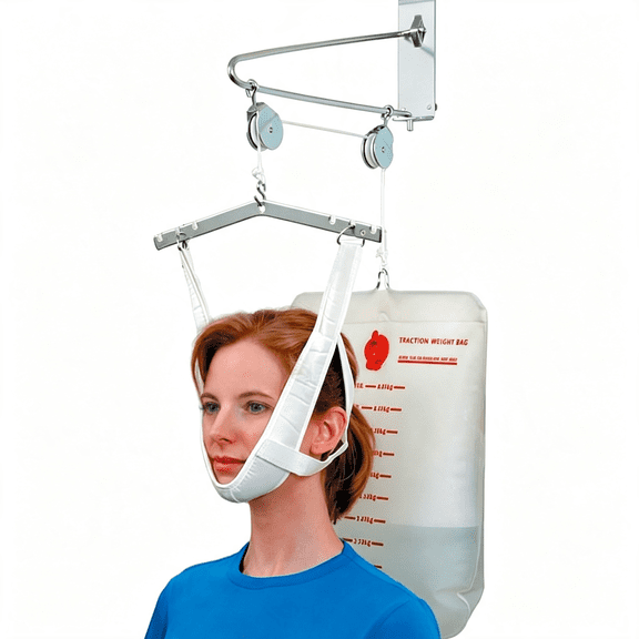 RAQOE over the Door Posture Corrector and Cervical Neck Traction Device for Physical Therapy, Fsa Hsa Eligible Neck Stretcher, Back Stretcher, Neck Pain, Migraine Relief, Back Pain Or Arthritis
