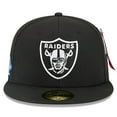 thumbnail image 2 of Men's New Era x Alpha Industries  Black Las Vegas Raiders 59FIFTY Fitted Hat, 2 of 5