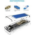 thumbnail image 2 of ORICO Transparent m.2 NVME NGFF SATA SSD Enclosure Support Dual Protocol m.2 NVME+NGFF SATA SSD Disk For USB 3.1 Gen2 Type-C PCIE M Key B+M Key USB C 10Gbps Transfer Rate Solid Drive Enclosure, 2 of 6