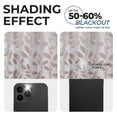 thumbnail image 3 of Superior Blackout Leaves Curtains Set of 2, Light Filtering Grommet Curtain Panel Set, Champagne, 52"W x 120"L, 3 of 7