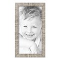 thumbnail image 2 of ArtToFrames 10" x 20" Vintage Code White Crackle Picture Frame, 10x20 inch Silver Wood Poster Frame (WOM-5250),  Pack, 2 of 7