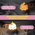 thumbnail image 2 of paquete de linda luz nocturna para niños, luz de noche blandita de silicona Kawaii Chocochick para guardería, regalo para niñas, lámpara LED portátil recargable con sensor táctil para adolescentes., 2 of 5