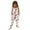 Violet Clair, variante sur TIWEKE Barboteuse pour Filles Imprimé Halloween Combinaison avec Pantalon Harem pour Enfants Stylés, Tailles 9-10 Ans