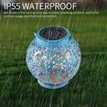 thumbnail image 2 of Ip55 Impermeable Linterna Solar Detección De Luz Iluminación Linterna Luz Decoración Pantalla Hueca Lámpara De Linterna Lámpara De Metal Ornamento Lámpara Solar Colgante Minnieouse HA025453-04, 2 of 5