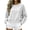 30# Light Gray, variant on Long Sleeve Pullover Sweatshirt for Womens Crew Neck Casual Raglan Sleeve Shirt Solid Relaxed Fit Raglan Sleeve Everyday Basic Top Wine 2XL