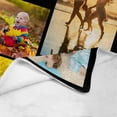 thumbnail image 5 of Custom Blanket with Picture Text Customized Blankets with 20 Photos Personalized Blanket Using My Own Pictures, Memorial Gifts for Birthday Christmas Valentine's Day Dad Mom Daughter Friends, 5 of 6