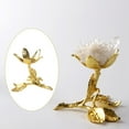 thumbnail image 4 of Stand for Crystal Glass ,Photography Base for Sphere Holder - Golden, 4 of 8
