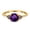 Natural Amethyst Yellow Tone Silver, variant on Natural Amethyst Size-5 Art Deco Round Vintage Style Triangular Cluster CZ Wedding Engagement Rings For Women 925 Sterling Silver Gifts For Her