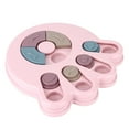 thumbnail image 4 of Plastic Portable Pet Food Feeding Bowl Educational Puzzle Interactive Toy for Dogs CatsPink Claw Print, 4 of 14