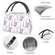 thumbnail image 4 of Fotbe Lavender Flowers Bolsa Térmica Portátil con Estampado, Bolsa de Entrega de Alimentos Aislada, Bolsa Reutilizable de Gran Capacidad para Comidas y Supermercado, 4 of 6