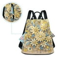 thumbnail image 4 of Elegant Flowers Yellow Travel Laptops Backpack for Women Anti-theft Casual Work Bag Daypack Lightweight Laptop Bag, 4 of 7