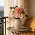 thumbnail image 5 of Spring Flowers Silk Flowers,Fake Flowers Bouquets,Faux Flowers For Vase,Chrysanthemums For Diy Champagne Wedding Centerpieces Floral Arrangements Vase Fillers Home Decorations, 5 of 7