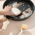 thumbnail image 6 of Dish Brush Set of 5 with Holder, Wooden Dish Brush Natural,Bamboo Brush Kitchen Set Dish Cleaning Brush Pot Brush & Bottle Cleaner Beech Wood & Natural Bristles Bamboo Scrub Brush, 6 of 8